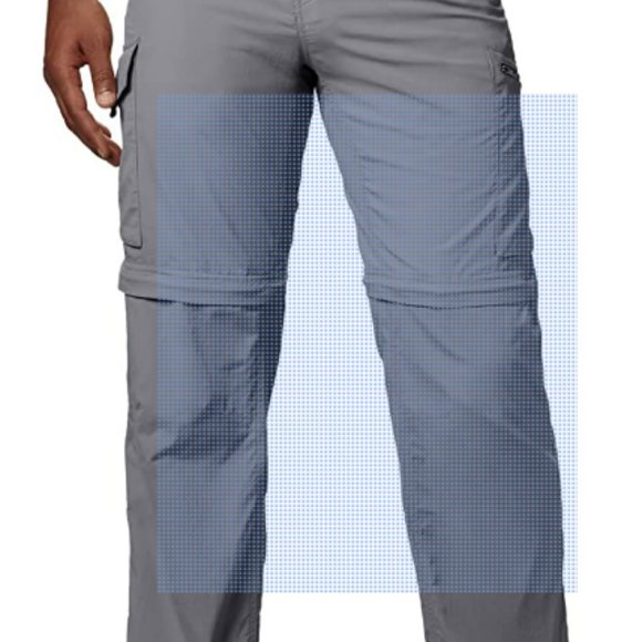 Columbia Silver Ridge Convertible Pants Zip Off In Gravel Size 50 X 34 - Picture 7 of 11